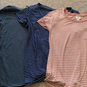 Variety of Striped Tee Shirts